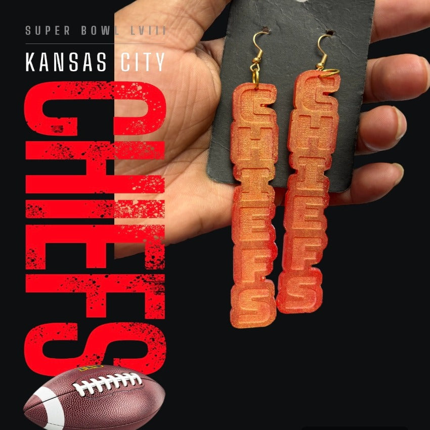 Chiefs Earrings