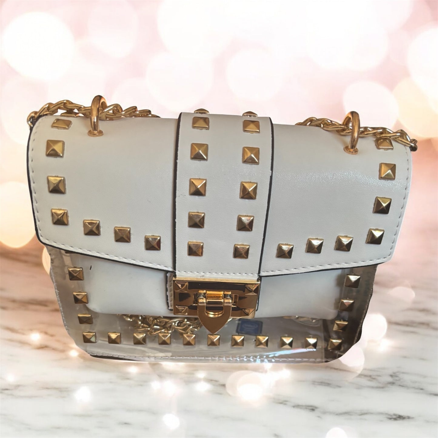 Gold Studded Crossbody
