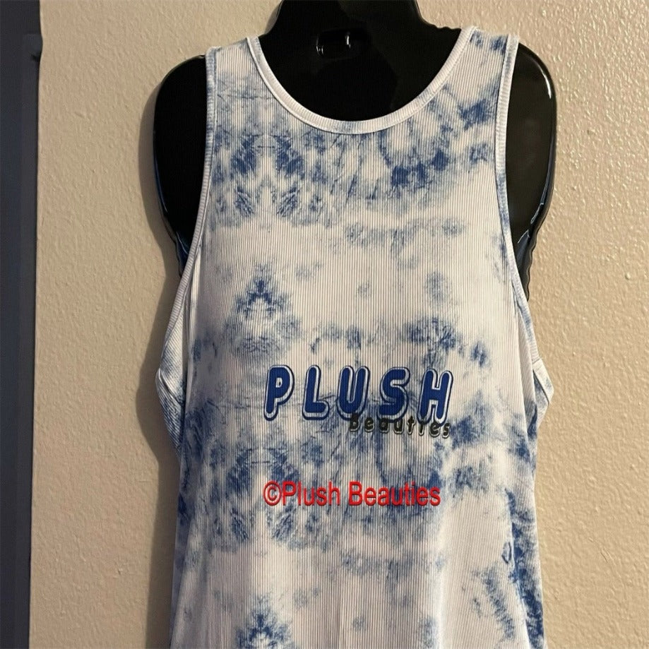 Tye Dye Plush Tank Dress