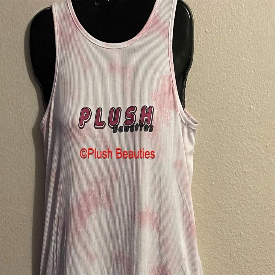 Tye Dye Plush Tank Dress