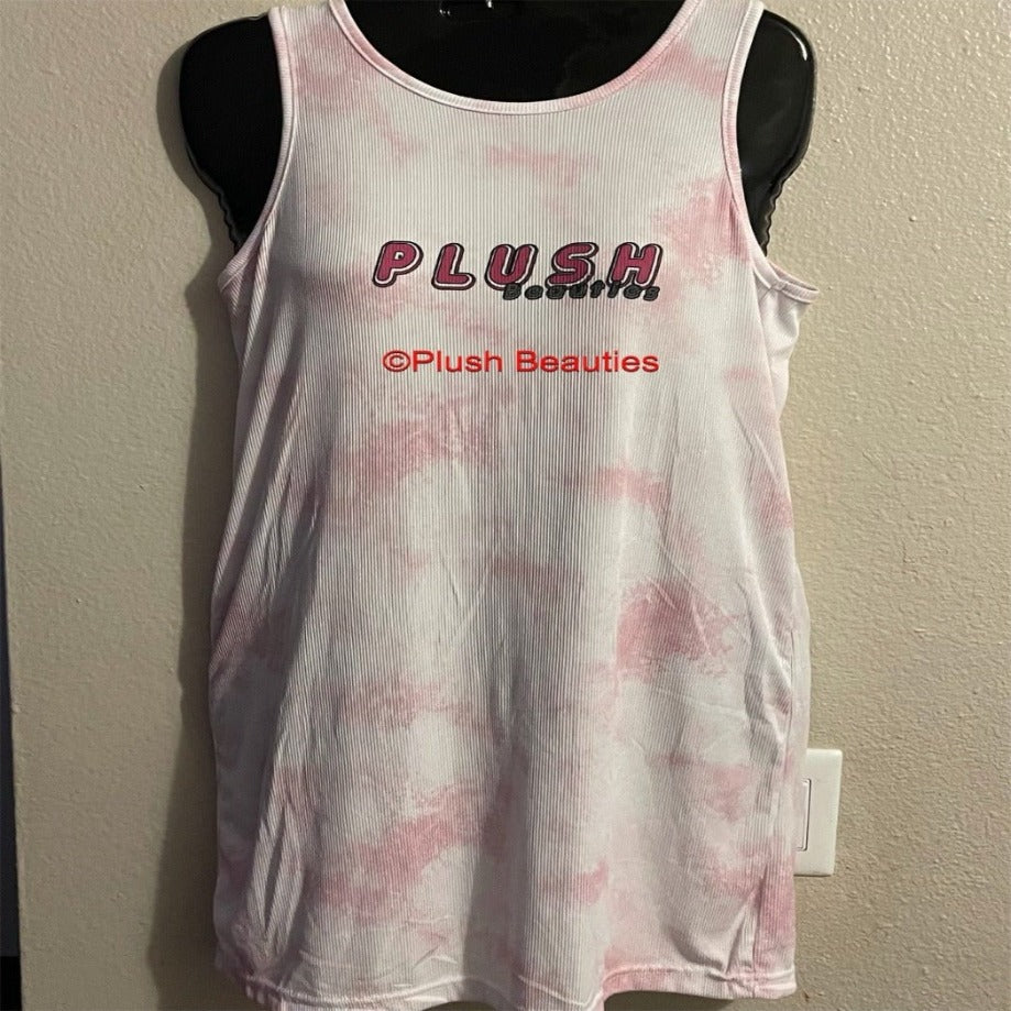 Tye Dye Plush Tank Dress