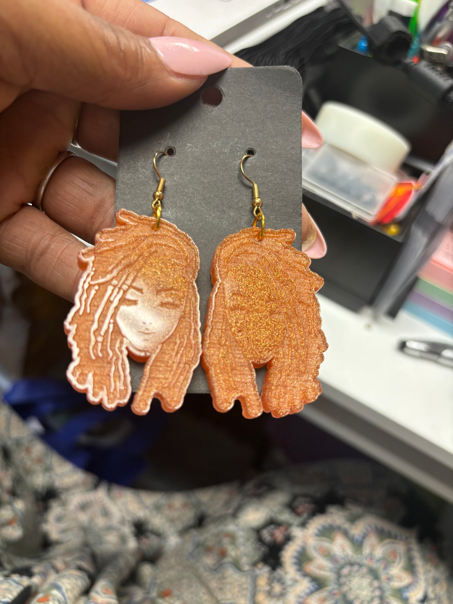 “Dread Head” Earrings