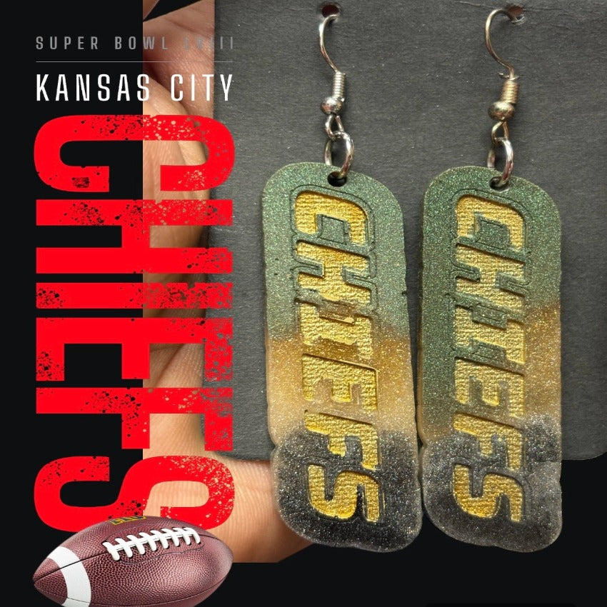 Chiefs Earrings