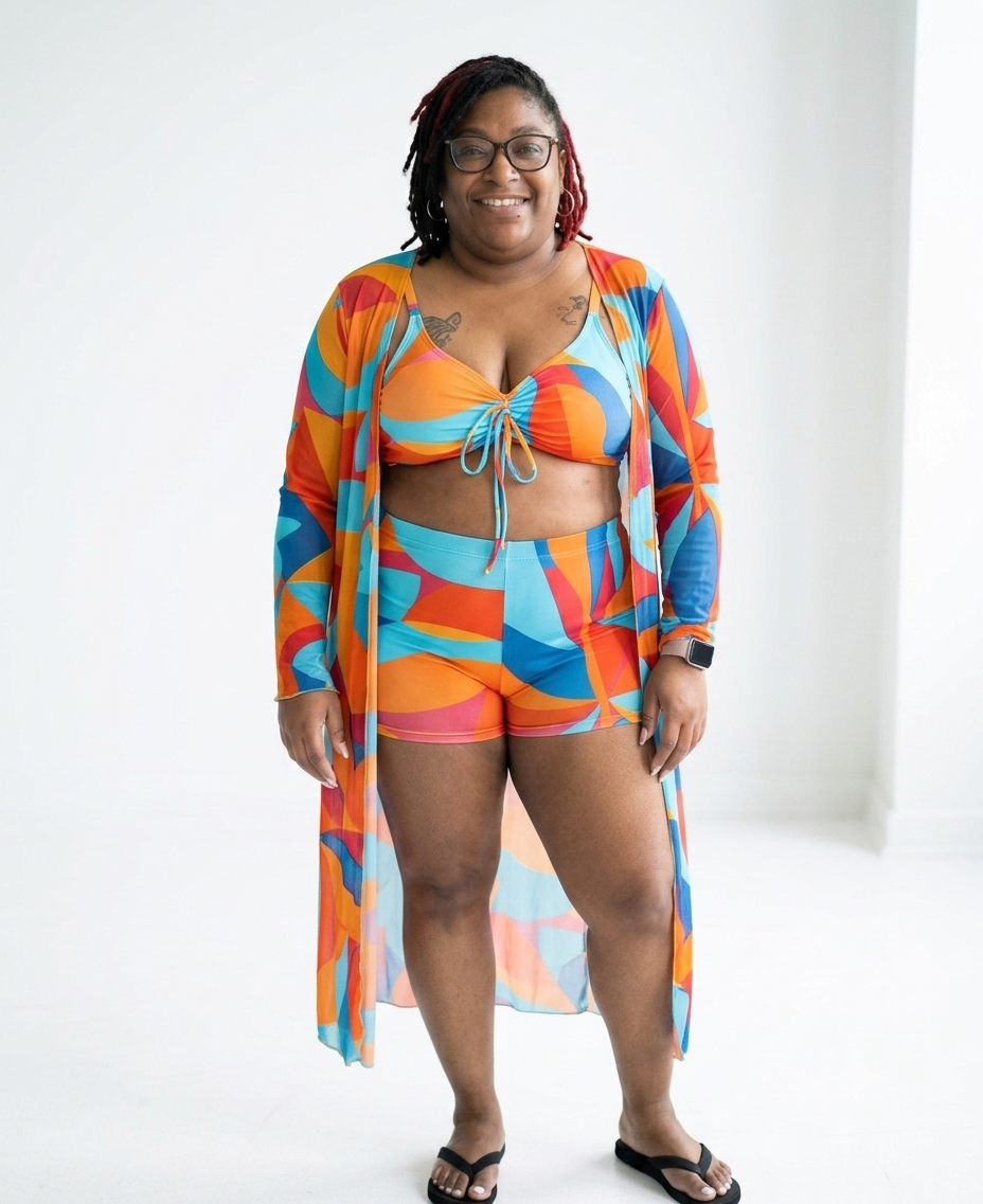 3-piece swimsuit set