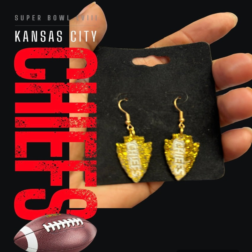 Chiefs Earrings