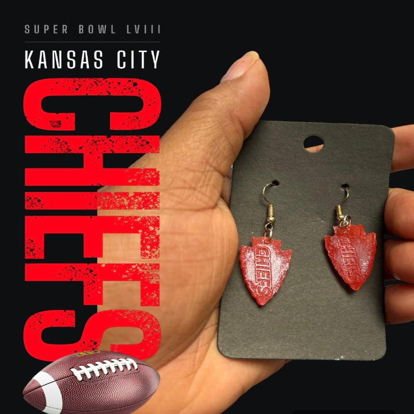 Chiefs Earrings