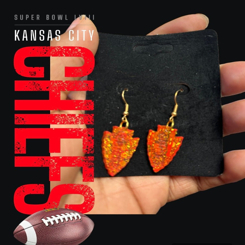 Chiefs Earrings