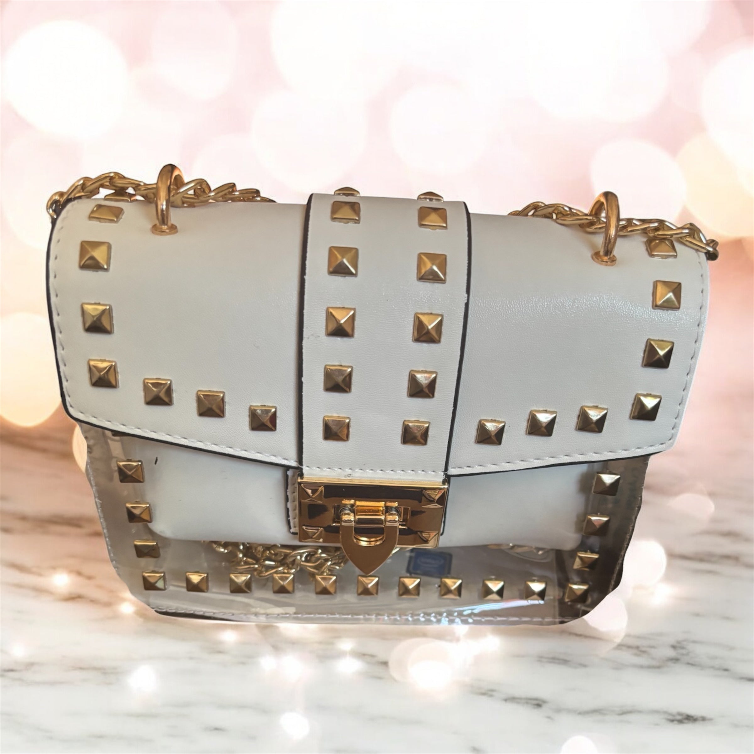 Gold Studded Crossbody