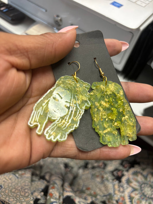 “Dread Head” Earrings