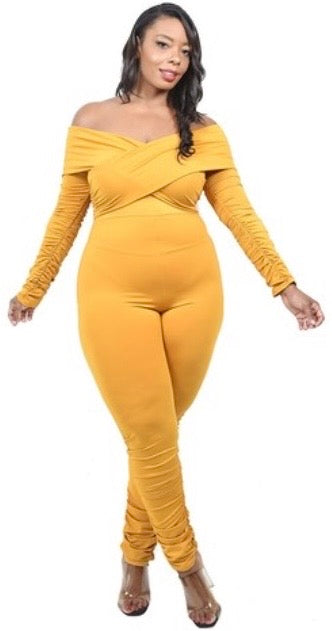 Off-the-Shoulder Jumpsuit