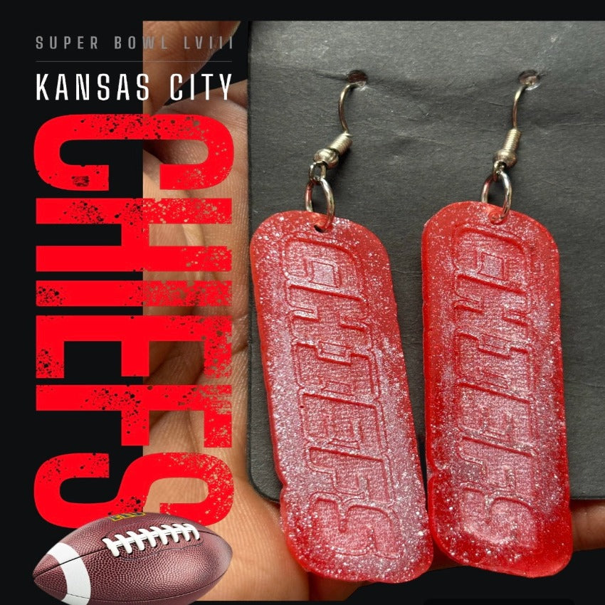 Chiefs Earrings