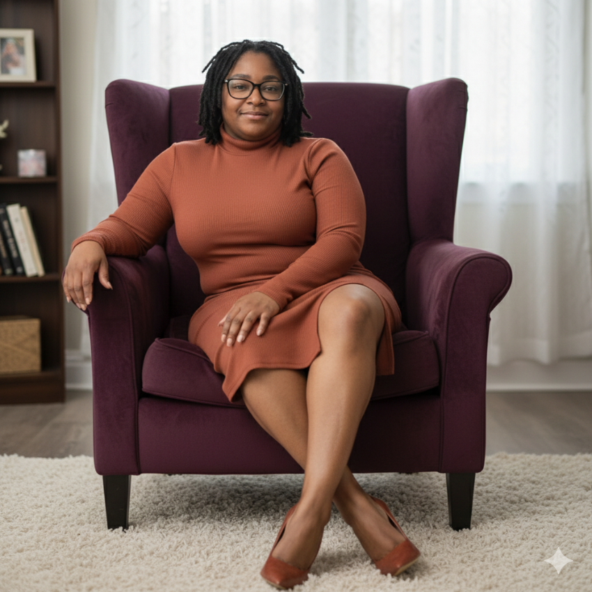 Side slit dress(burnt orange)
