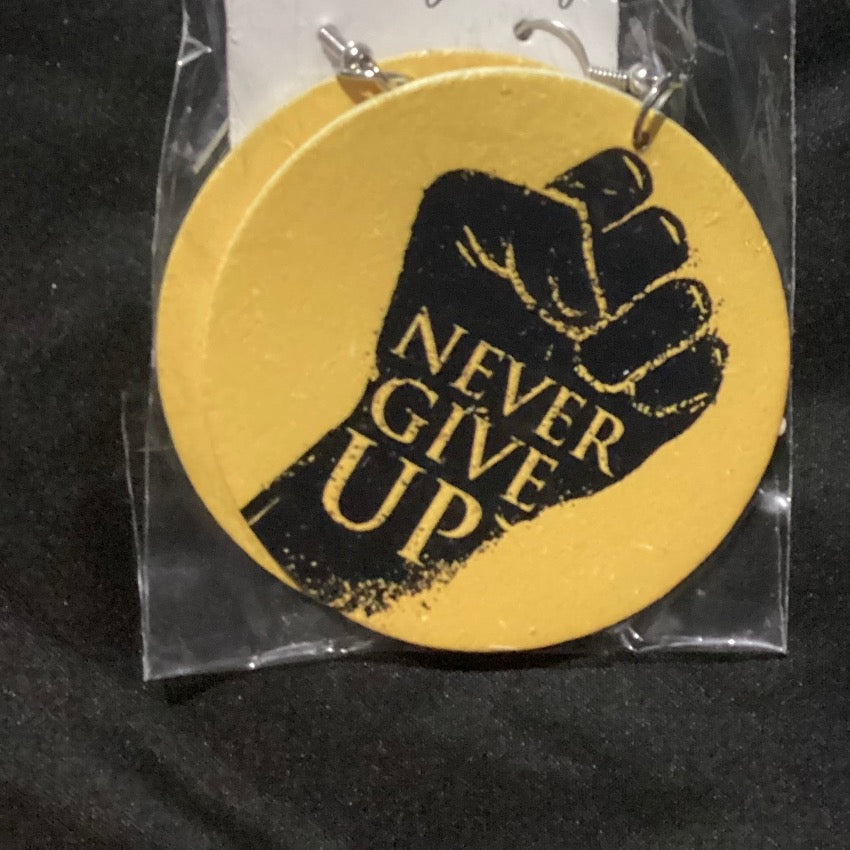 “Never” Earrings