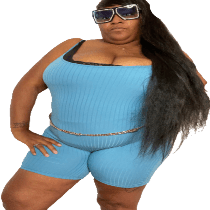 Blue Romper/Jumpsuit