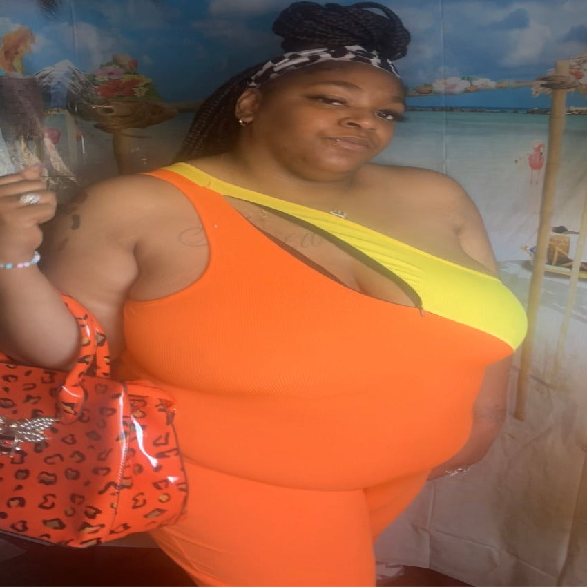 One Shoulder Jumpsuit