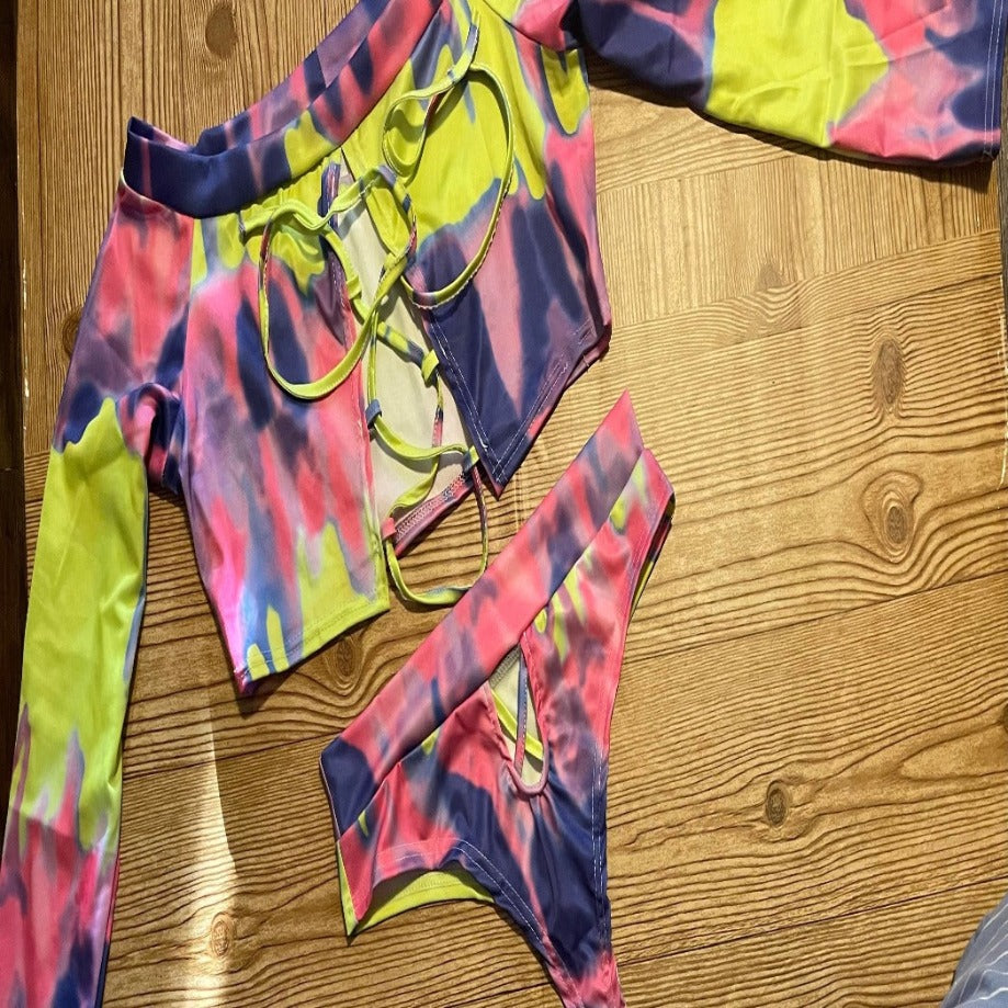 Tye-Dye Love 2-Piece Swimsuit