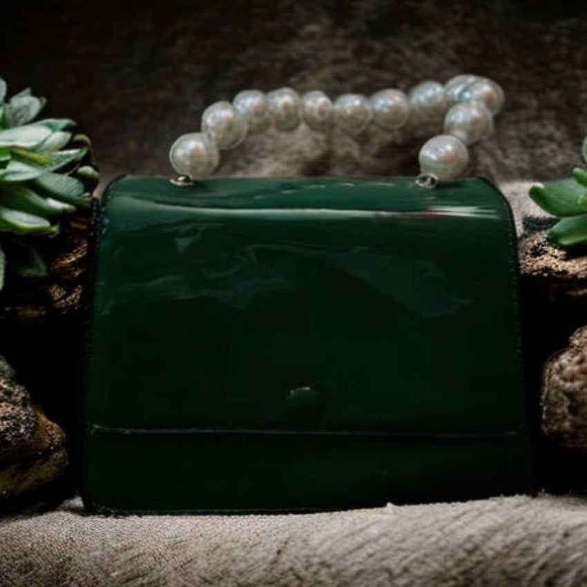 Versatile Mother of Pearl Shoulder Bag