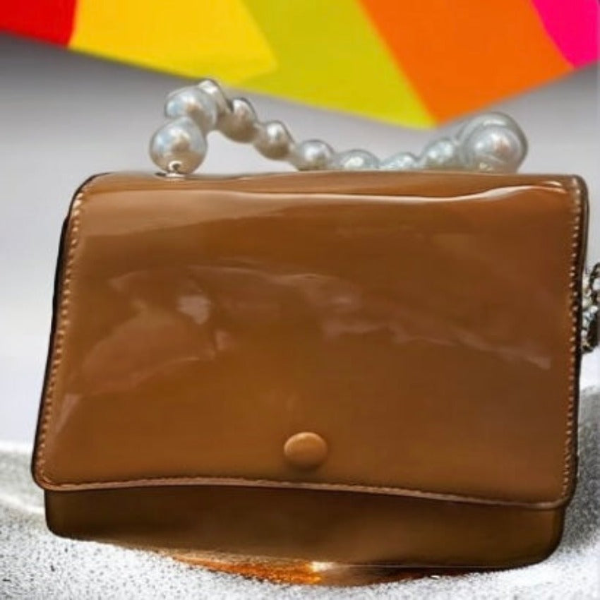 Versatile Mother of Pearl Shoulder Bag