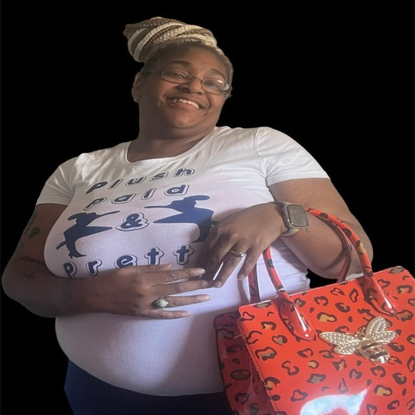 Orange Bold Leopard Tote