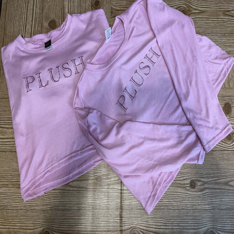 Long Sleeve “Plush” Crop Top